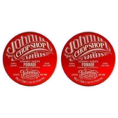Johnny's Chop Shop Sheen Hair Pomade 75g Duo Pack