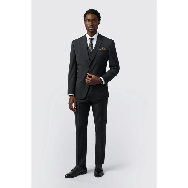 Alexandre Silver Alexandre Tailored Fit Grey Donegal Jacket
