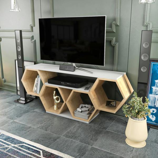 Decorotika Bal Modern Tv Stand TV Cabinet for TV's up to 55"