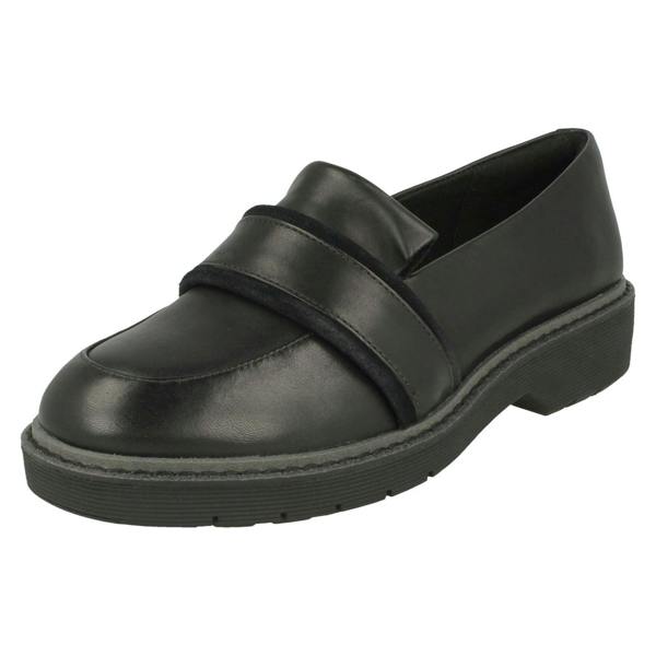 Clarks Ladies Clarks Flat Loafer Inspired Shoes Alexa Ruby