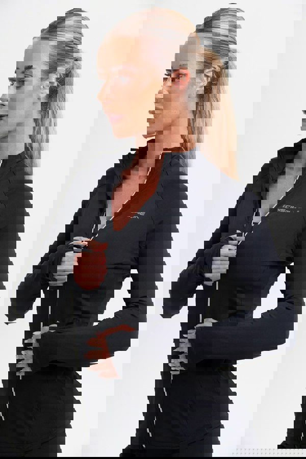 Discipline 365 Black Funnel Neck Top