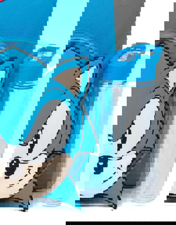 Sonic the Hedgehog Unisex Kids Blue Character 4 Piece Backpack Set (One Size)