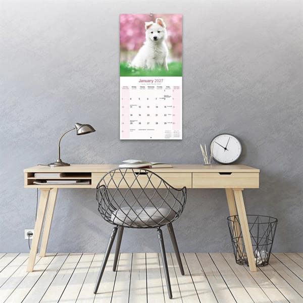 White Shepherd Calendar 2027, Wall Calendars, Month To View, Dogs, Gift