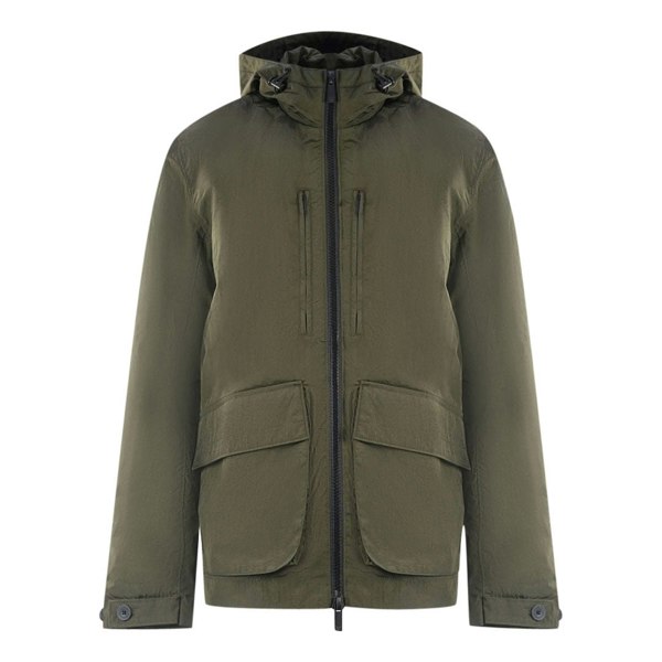 Lyle & Scott Plain Hooded Jacket - Green