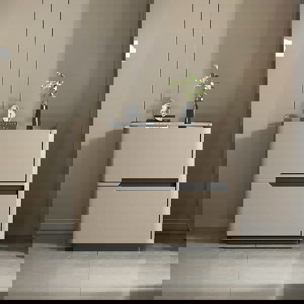 Koro Art Deco Bedside Table-Rit Concept-Rit Concept