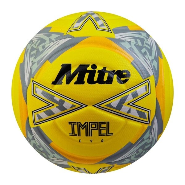 Mitre Impel Evo 24 Football Training Ball Yellow Sizes 4-5