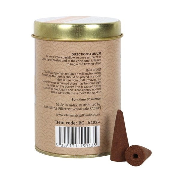 Serano 6 Tins of Elements Frankincense Jumbo Backflow Cones