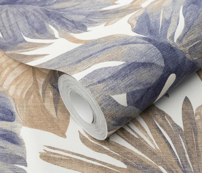 Erismann Misty Monstera Leaf Wallpaper