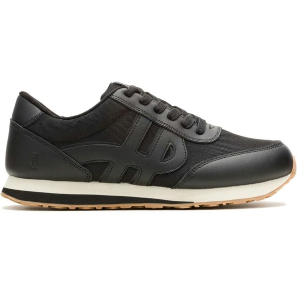 Hush Puppies Seventy8 Leather Men's Black Trainers