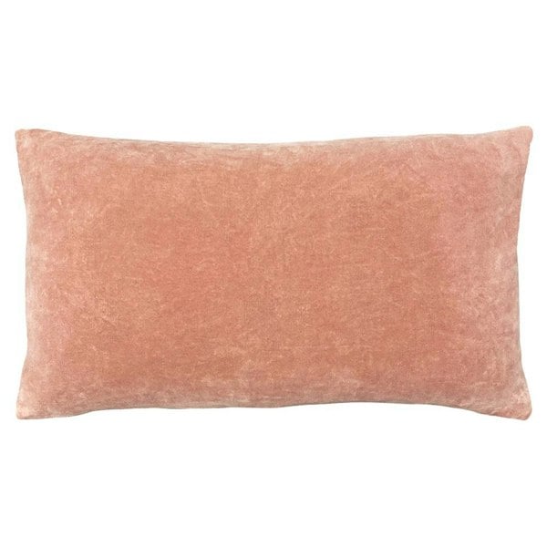 Furn Mangata Velvet Rectangular Cushion Cover - Blush