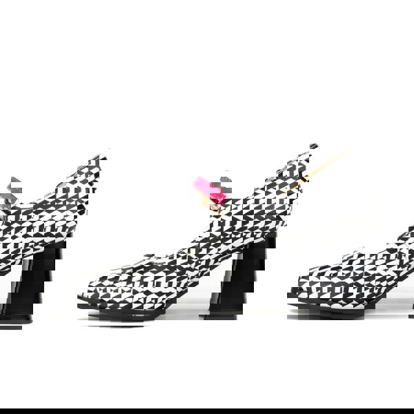 Embassy London Hyde - Pink & Hexa Print - Women's Leather Mary Jane Pump