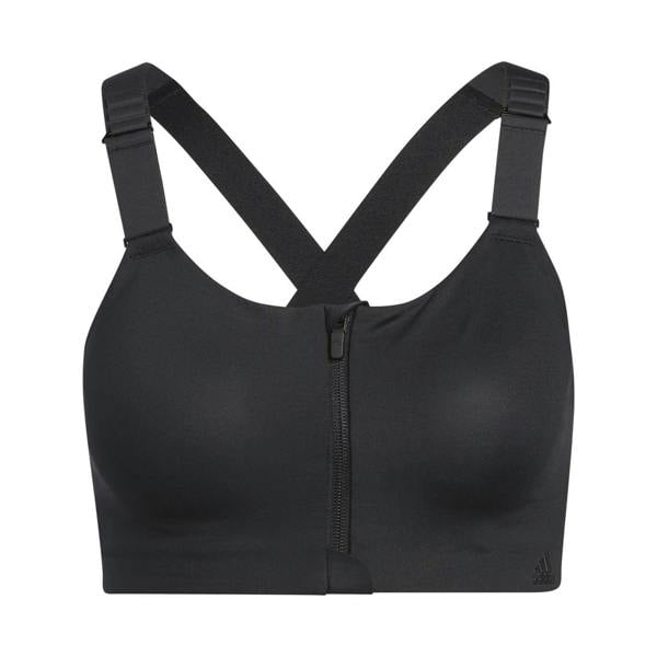 Adidas Womens/Ladies TLRD Impact Sports Bra - Black/White - 