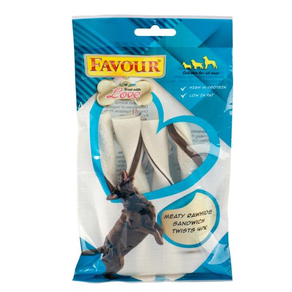 Favour Meaty Sandwich Twists Dog Treats