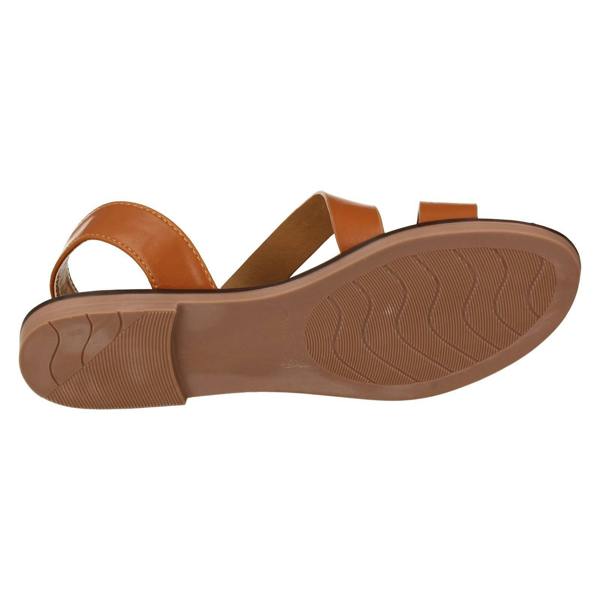 Savannah Ladies Savannah Flat Y Strap Mule Sandal with Buckle F00443