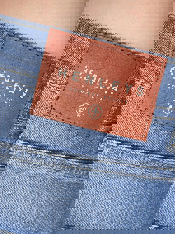 Henleys Mayhen Slim Fit Jeans Light Wash