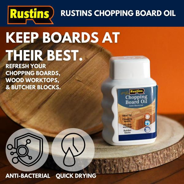 Rustins Quick Dry Chopping Board Oil 250ml