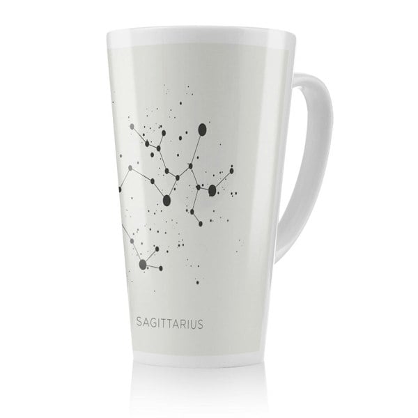 Benjamin Tate Design Star Constellation Zodiac Sagittarius Dining Latte Mug