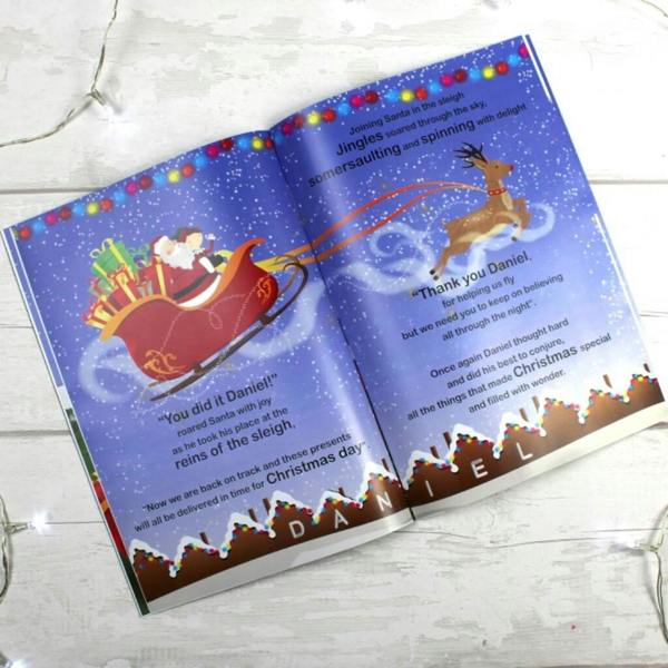 Personalised Boys 'It's Christmas' Story Book - lifestyle shot
