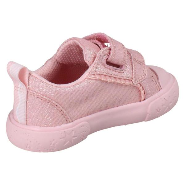 Clarks Girls Clarks Canvas Foxing Gleam