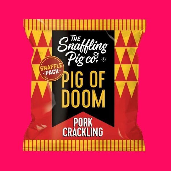 The Snaffling Pig Co Pig of Doom Pork Crackling Packets