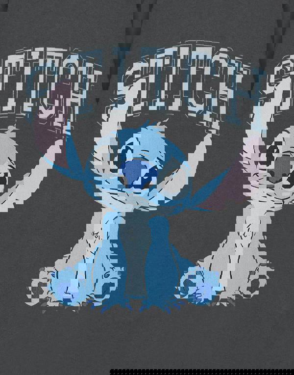 Disney Lilo & Stitch Womens Grey College Sweatshirt Sweatshirt