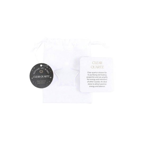 Serano Clear Quartz Crystal Star in a Bag