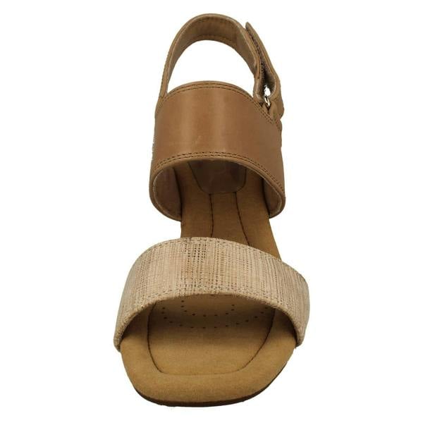 Clarks Ladies Clarks Wedge Heeled Strappy Sandals Kyarra Faye