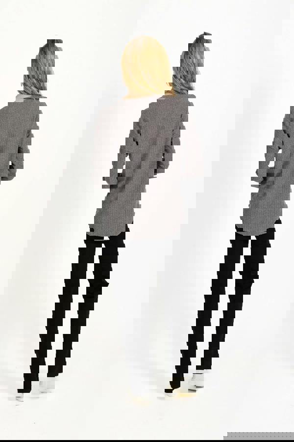 Textured Stripe Necklace Top