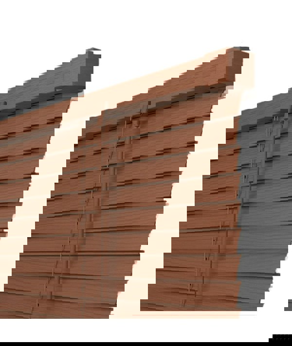 NewEdgeBlinds Cherry Wood Grain PVC Venetian Blind 152cm Drop (25mm Slats)