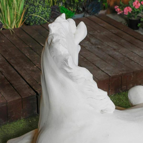 Lifesize Reclining Horse Statue 