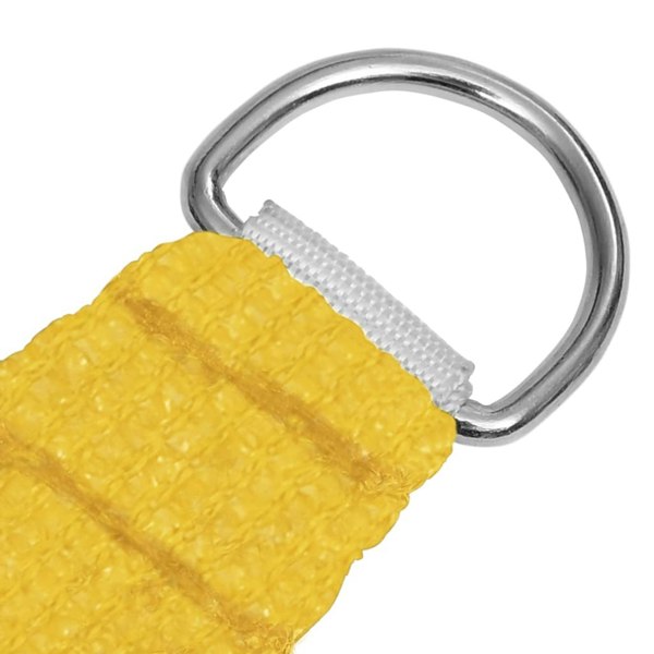 Berkfield Sunshade Sail 160 g/m�__ Yellow 2.5x2.5 m HDPE