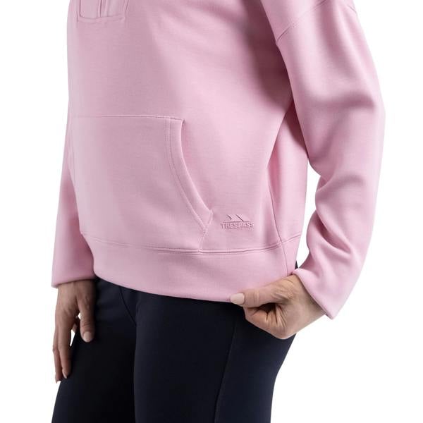 Trespass Womens/Ladies Jean Half Zip Sweatshirt - Carnation - 