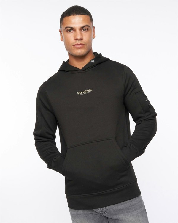 Duck and Cover Brammers Hoodie - Black