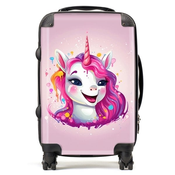 Warren Reed Happy Unicorn Splashart Suitcase