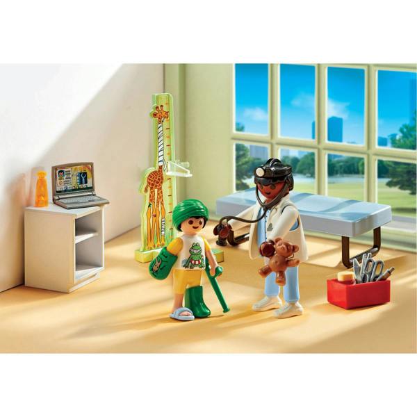 Playmobil Pediatrician with Teddy Bear - 71619 Playset