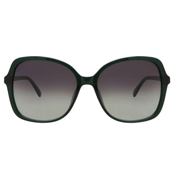 Calvin Klein Milky Emerald Frame Grey Gradient Lens Sunglasses