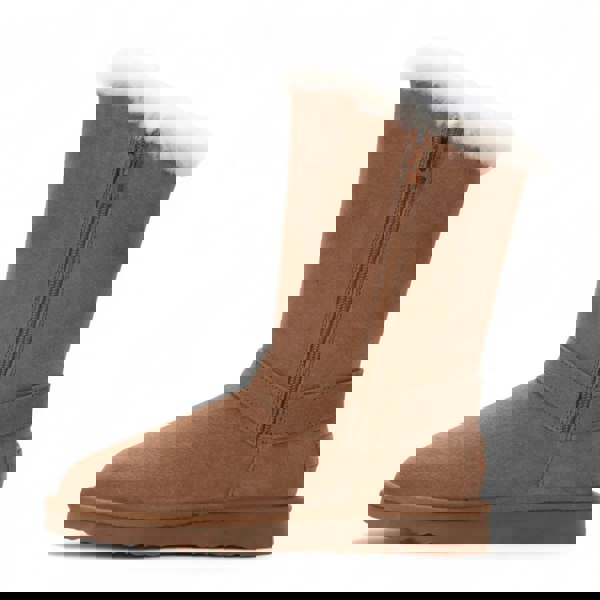 Leather Company Redwood - Women's Brown Sheepskin Suede Winter Boots