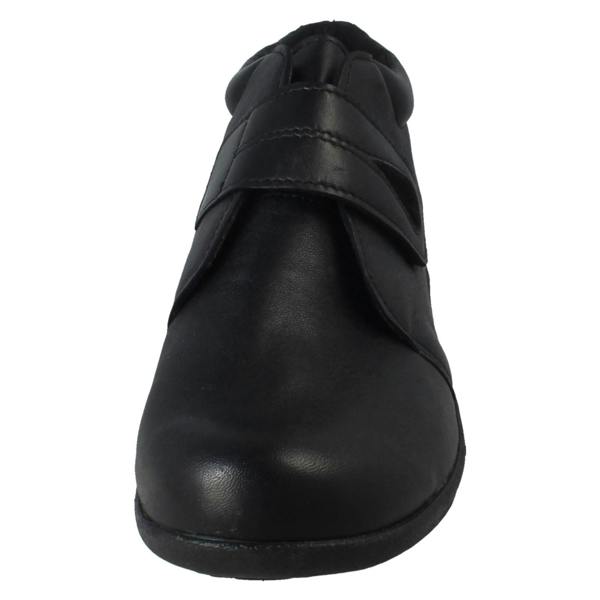 DB Shoes Ladies DB Shoes Hook and Loop Strap Casual Ankle Boots Ferry
