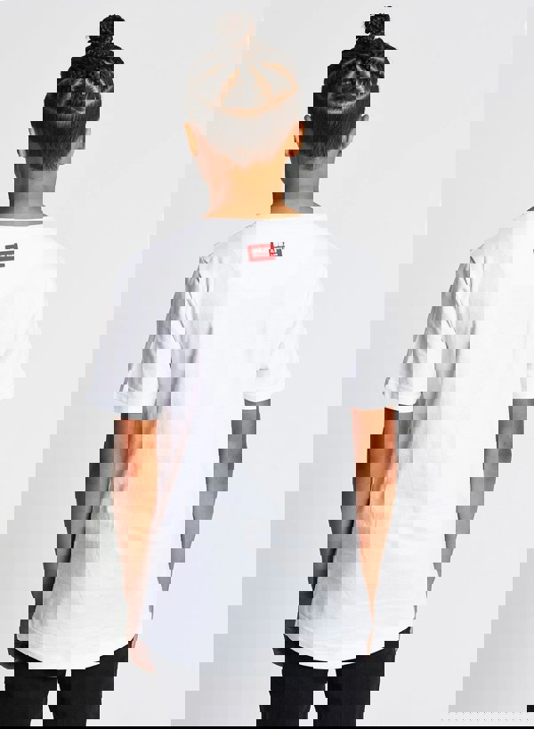 Beat Boyz Club Boys Streetwear Kingpin White Graphic T Shirt