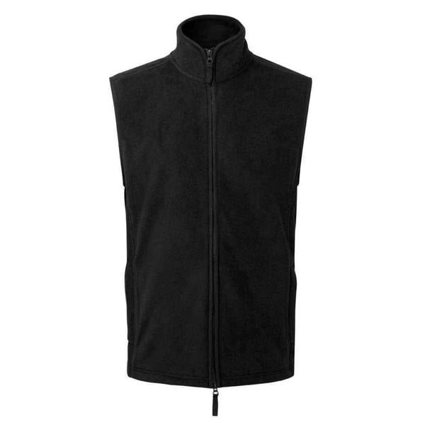 Premier Mens Artisan Fleece Gilet - Black