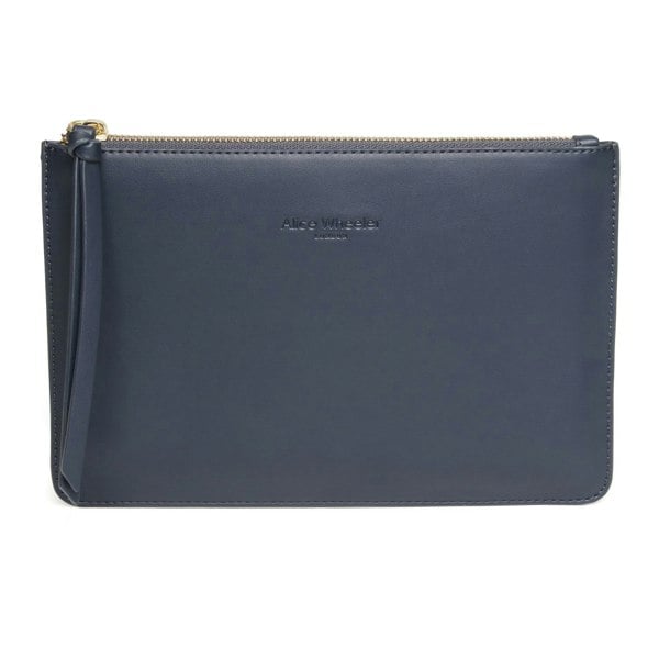 Alice Wheeler Envelope Clutch Evening Bag – Vegan Nappa Leather – Wrist Strap