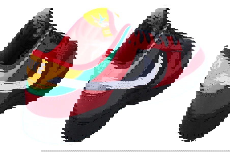 Nike Dunk Low Retro Ltd Mens Trainers Fz3057  001 - Black White Gym Red 001 - Photo 2