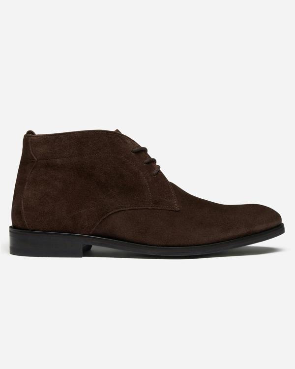Oliver Sweeney Silverdale Suede Mens Chukka Boots - Chocolate