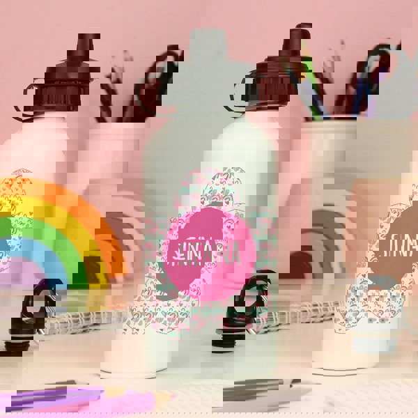 Personalised Memento Company Personalised Flower Drinks Bottle