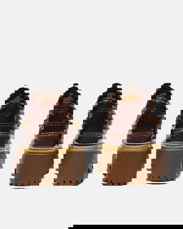 Timberland Stone Street Womens Platform Boat Shoes - Root Beer - CHO - Designer Womens Boat Shoes