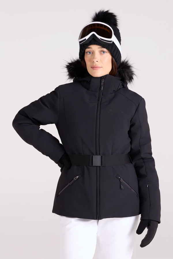 Mountain Warehouse Womens Swiss RECCO Ski Jacket - Black