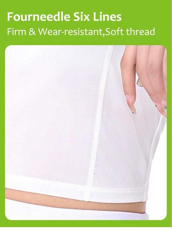 Anniou Raw Yarn Quick Dry Antibacterial Sports Vest