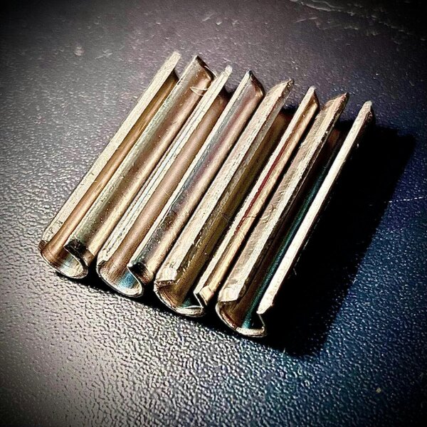 Fixaball 8mm Spring Tension Pin Stainless Coiled Roll Slotted Heavy