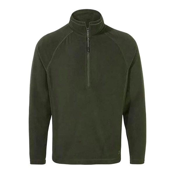 Craghoppers Mens Expert Corey 200 Fleece Top - Dark Cedar - XS - Dark Cedar - 100% Polyester