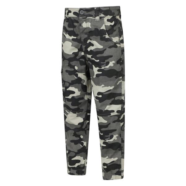 Mountain Warehouse Boys Camo Cargo Trousers - Black - 